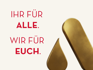 Text: Ihr für alle. Wir für euch.